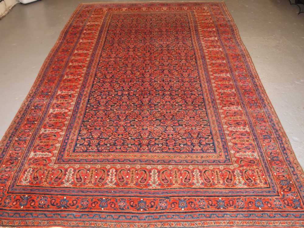 ANTIQUE DOROKSH CARPET, SUPERB SOFT WOOL, GREAT COLOURS, CIRCA 1880. View II