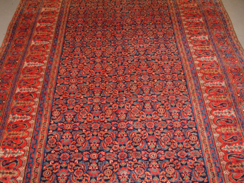 ANTIQUE DOROKSH CARPET, SUPERB SOFT WOOL, GREAT COLOURS, CIRCA 1880. View V