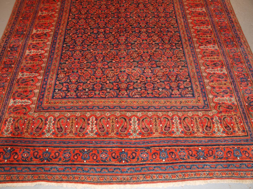 ANTIQUE DOROKSH CARPET, SUPERB SOFT WOOL, GREAT COLOURS, CIRCA 1880. View VI