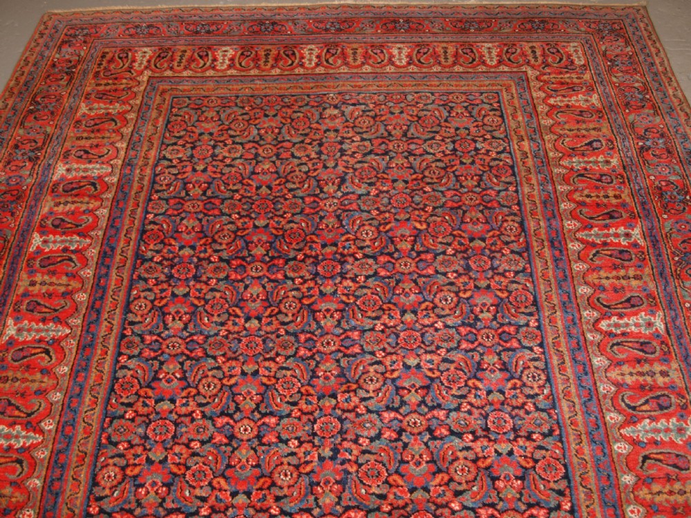 ANTIQUE DOROKSH CARPET, SUPERB SOFT WOOL, GREAT COLOURS, CIRCA 1880. View VII