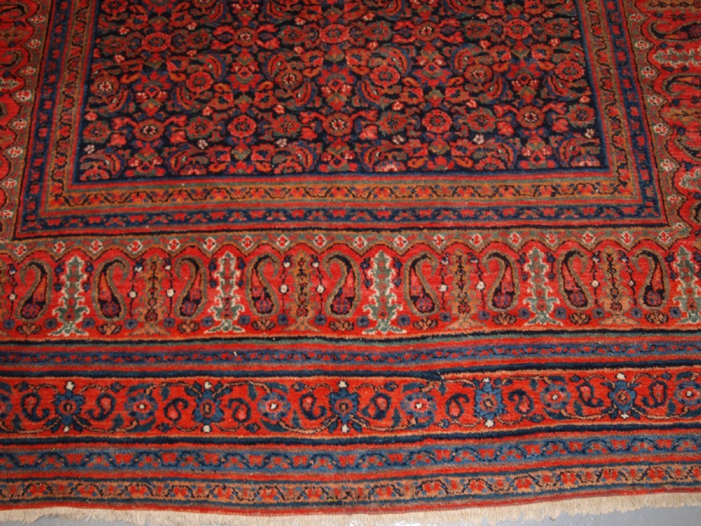 ANTIQUE DOROKSH CARPET, SUPERB SOFT WOOL, GREAT COLOURS, CIRCA 1880. View XI