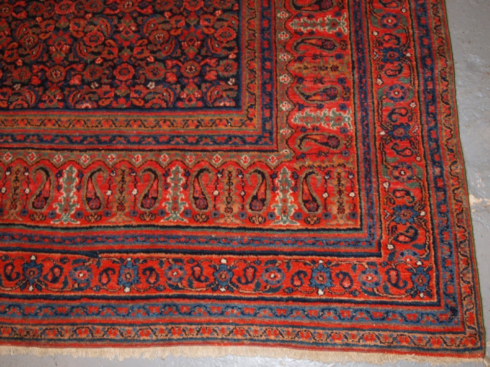 ANTIQUE DOROKSH CARPET, SUPERB SOFT WOOL, GREAT COLOURS, CIRCA 1880. View XII