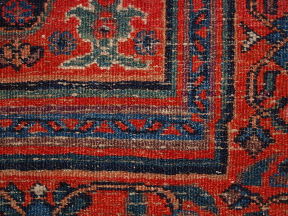 ANTIQUE DOROKSH CARPET, SUPERB SOFT WOOL, GREAT COLOURS, CIRCA 1880. View XIV