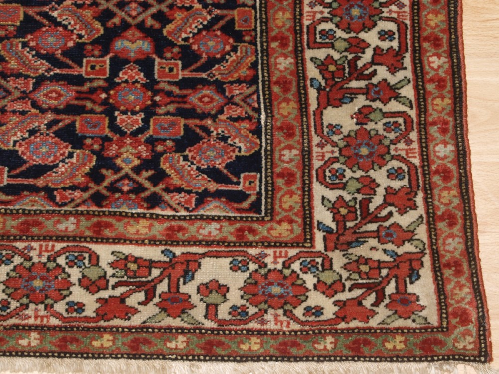 ANTIQUE MALAYER VILLAGE RUG, FINE WEAVE, CIRCA 1900. View X
