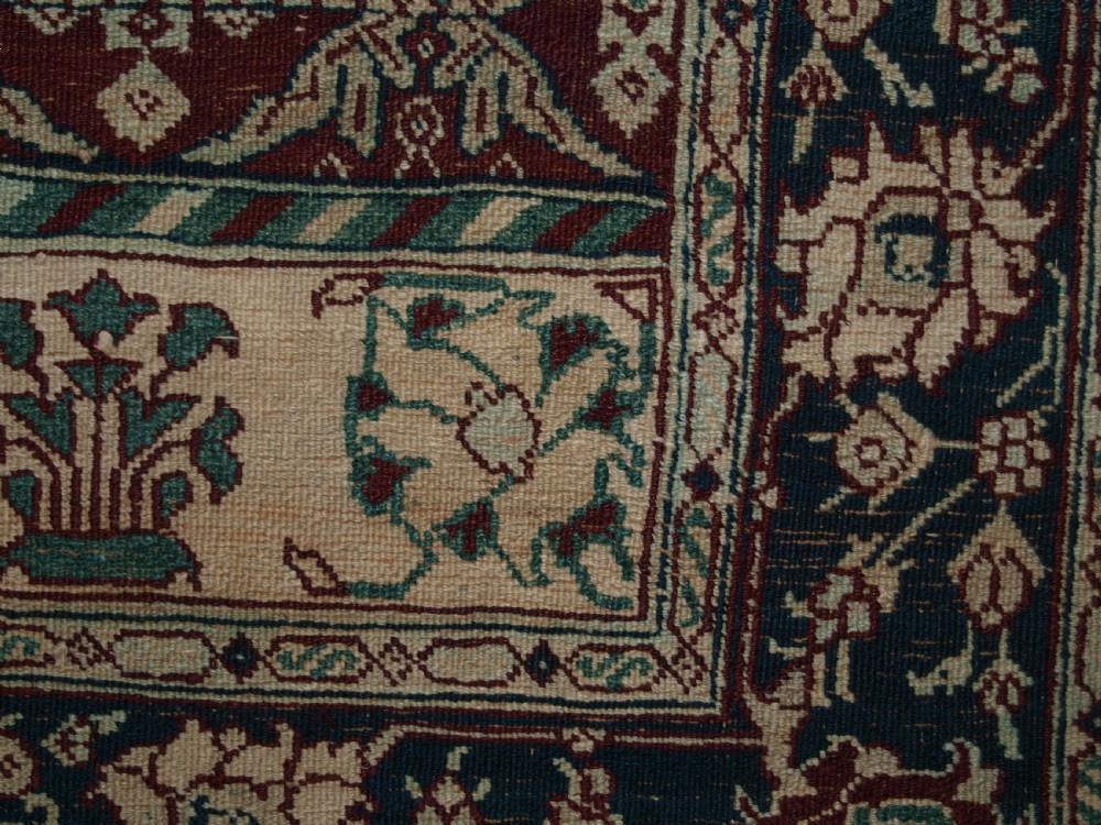 ANTIQUE INDIAN AGRA PRAYER RUG OF SMALL SIZE, CIRCA 1900. View XIII