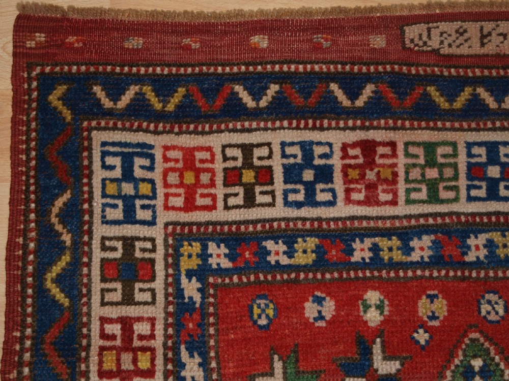 ANTIQUE TURKISH BERGAMA REGION PRAYER RUG OF GOOD DESIGN, CIRCA 1900. View III