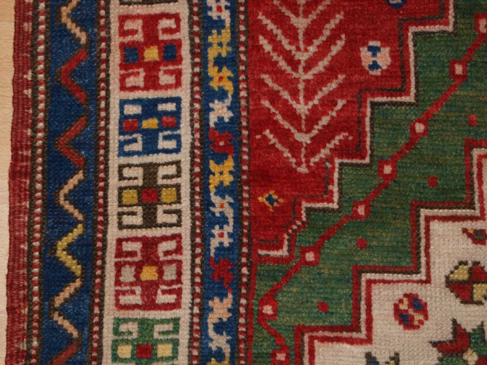 ANTIQUE TURKISH BERGAMA REGION PRAYER RUG OF GOOD DESIGN, CIRCA 1900. View IV