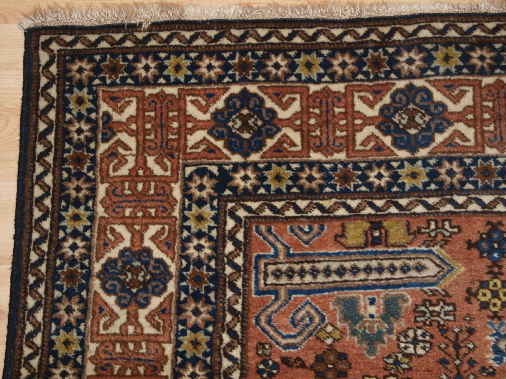 OLD ARDABIL RUG WITH CAUCASIAN PEREPEDIL DESIGN, CIRCA 1920. View IV