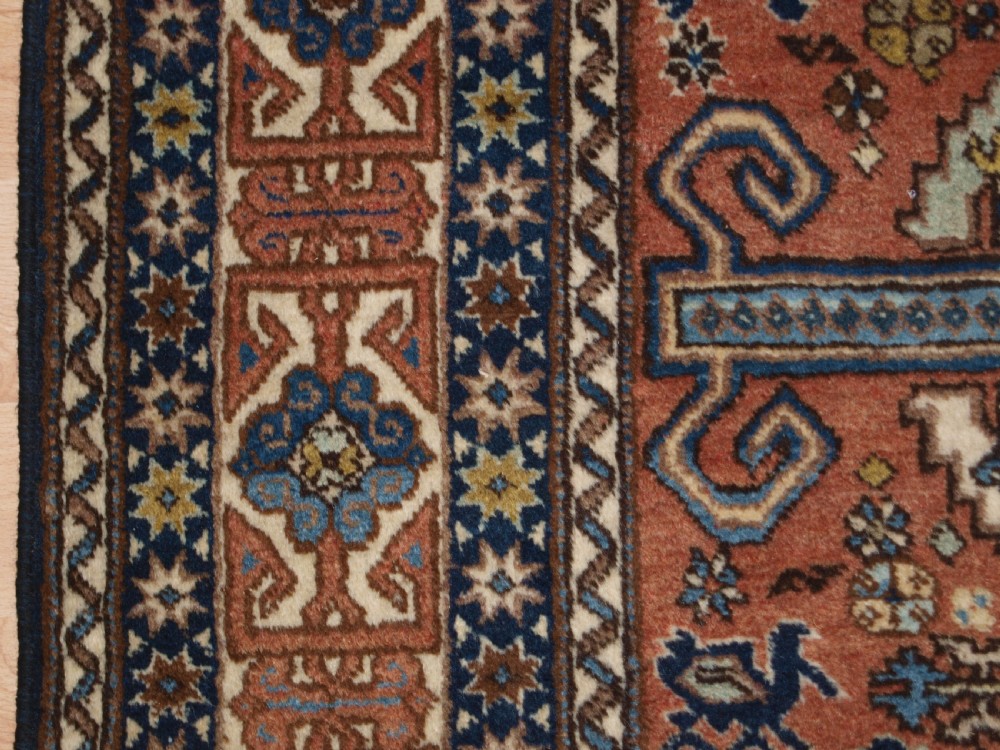 OLD ARDABIL RUG WITH CAUCASIAN PEREPEDIL DESIGN, CIRCA 1920. View V