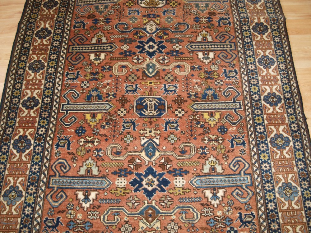 OLD ARDABIL RUG WITH CAUCASIAN PEREPEDIL DESIGN, CIRCA 1920. View VII