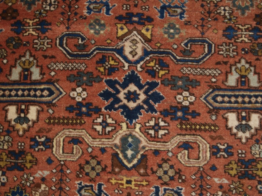 OLD ARDABIL RUG WITH CAUCASIAN PEREPEDIL DESIGN, CIRCA 1920. View IX