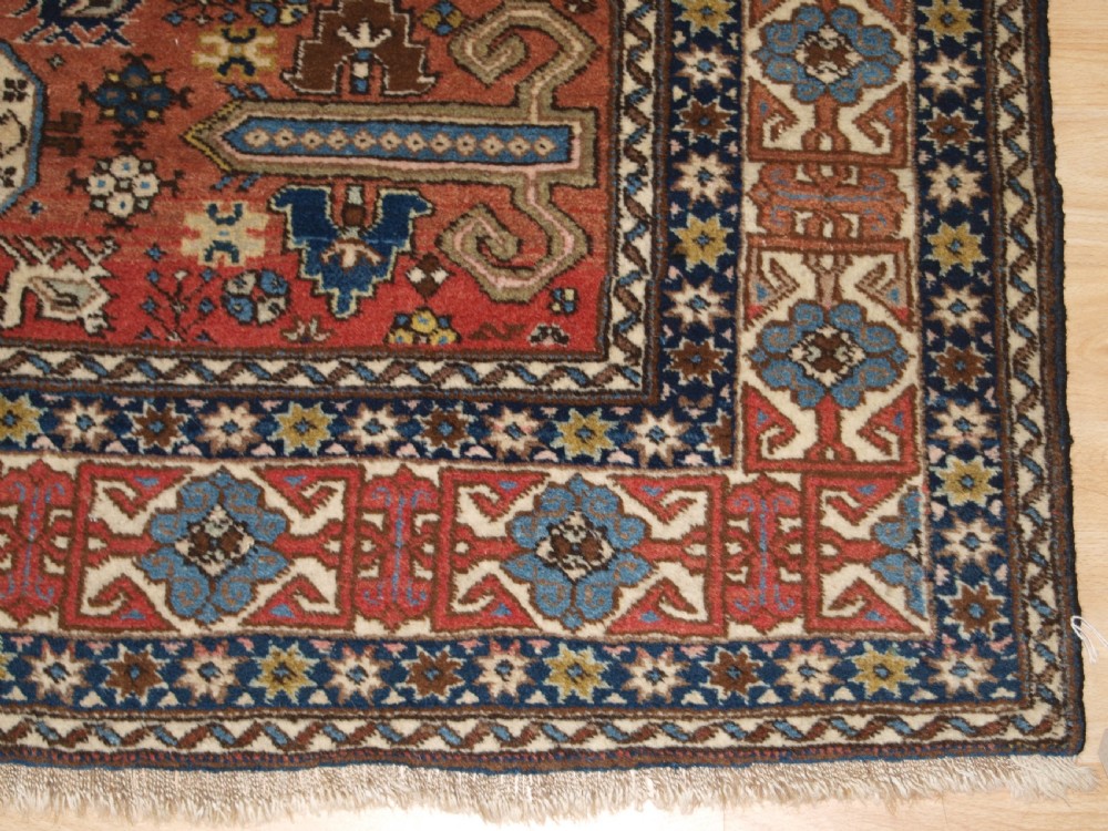 OLD ARDABIL RUG WITH CAUCASIAN PEREPEDIL DESIGN, CIRCA 1920. View XII