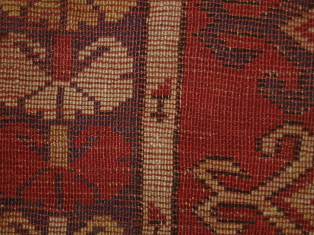 ANTIQUE TURKISH MILAS VILLAGE RUG OF SCARCE DESIGN, CIRCA 1850. View XV