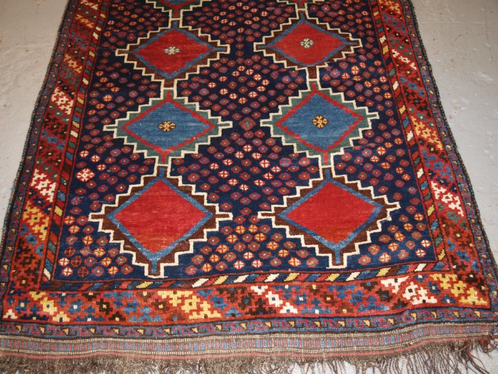 ANTIQUE LURI TRIBAL LONG RUG, BOLD DESIGN AND COLOUR, CIRCA 1900/20. View VII
