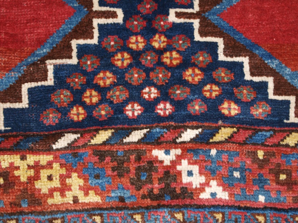ANTIQUE LURI TRIBAL LONG RUG, BOLD DESIGN AND COLOUR, CIRCA 1900/20. View XIII