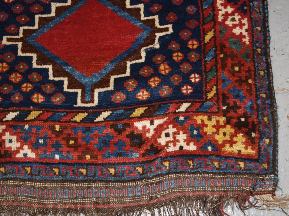 ANTIQUE LURI TRIBAL LONG RUG, BOLD DESIGN AND COLOUR, CIRCA 1900/20. View XIV