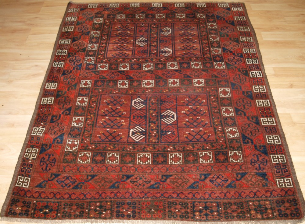 ANTIQUE ERSARI TURKMEN ENSI, TRADITIONAL DESIGN, CIRCA 1890.