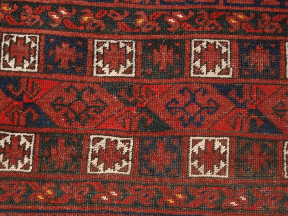 ANTIQUE ERSARI TURKMEN ENSI, TRADITIONAL DESIGN, CIRCA 1890. View VIII