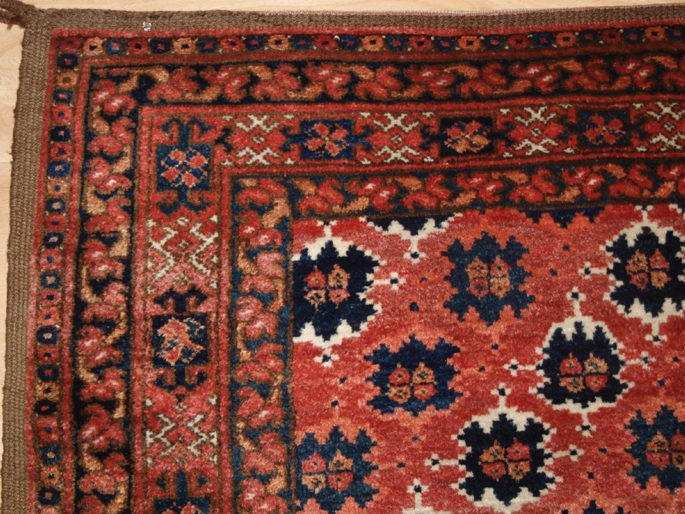 ANTIQUE AFGHAN ENSI DOOR HANGING, POSSIBLY BESHIR TURKMEN, CIRCA 1900. View II