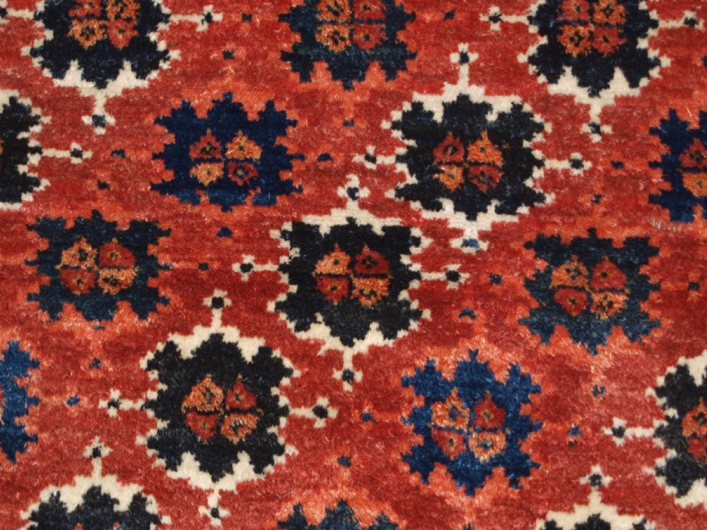 ANTIQUE AFGHAN ENSI DOOR HANGING, POSSIBLY BESHIR TURKMEN, CIRCA 1900. View VII