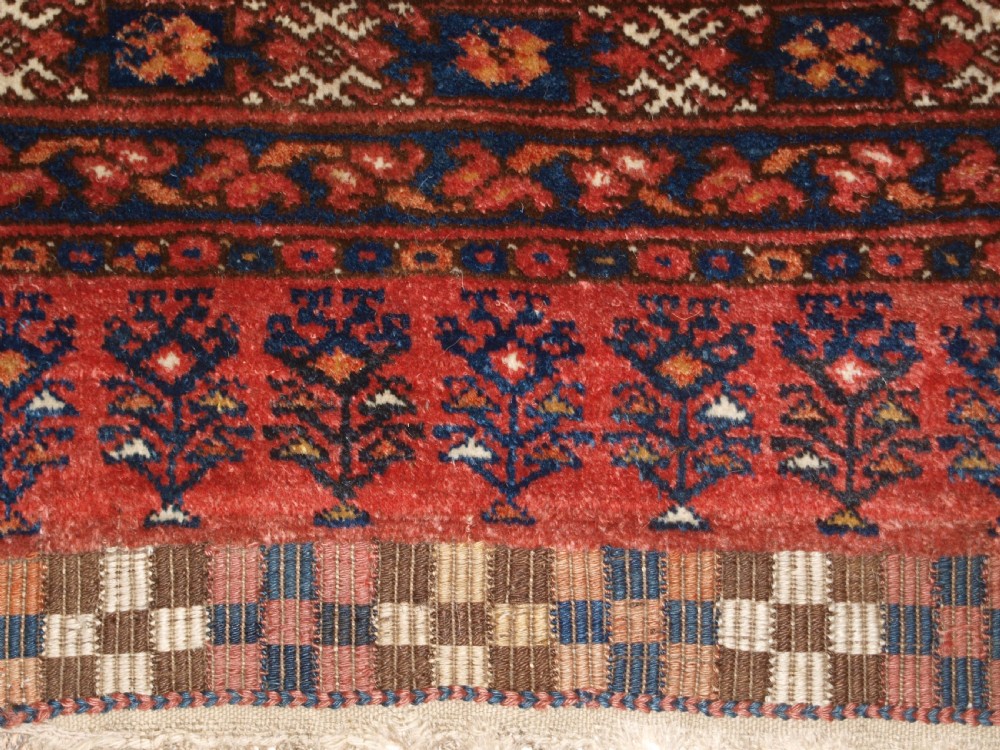 ANTIQUE AFGHAN ENSI DOOR HANGING, POSSIBLY BESHIR TURKMEN, CIRCA 1900. View VIII
