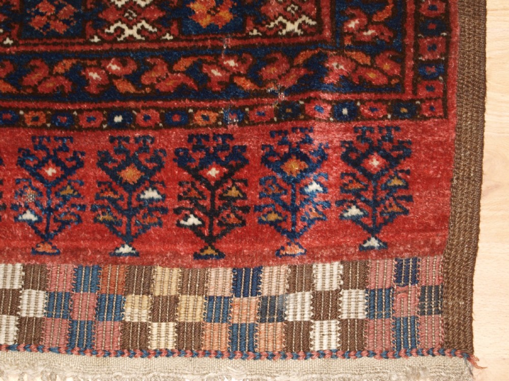 ANTIQUE AFGHAN ENSI DOOR HANGING, POSSIBLY BESHIR TURKMEN, CIRCA 1900. View IX