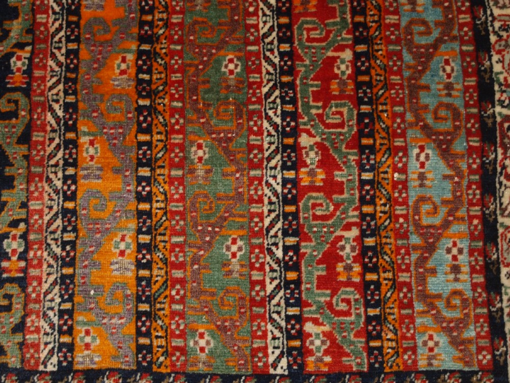 ANTIQUE TURKISH SIVAS WORKSHOP RUG OF SHAWL DESIGN, CIRCA 1880. View VII