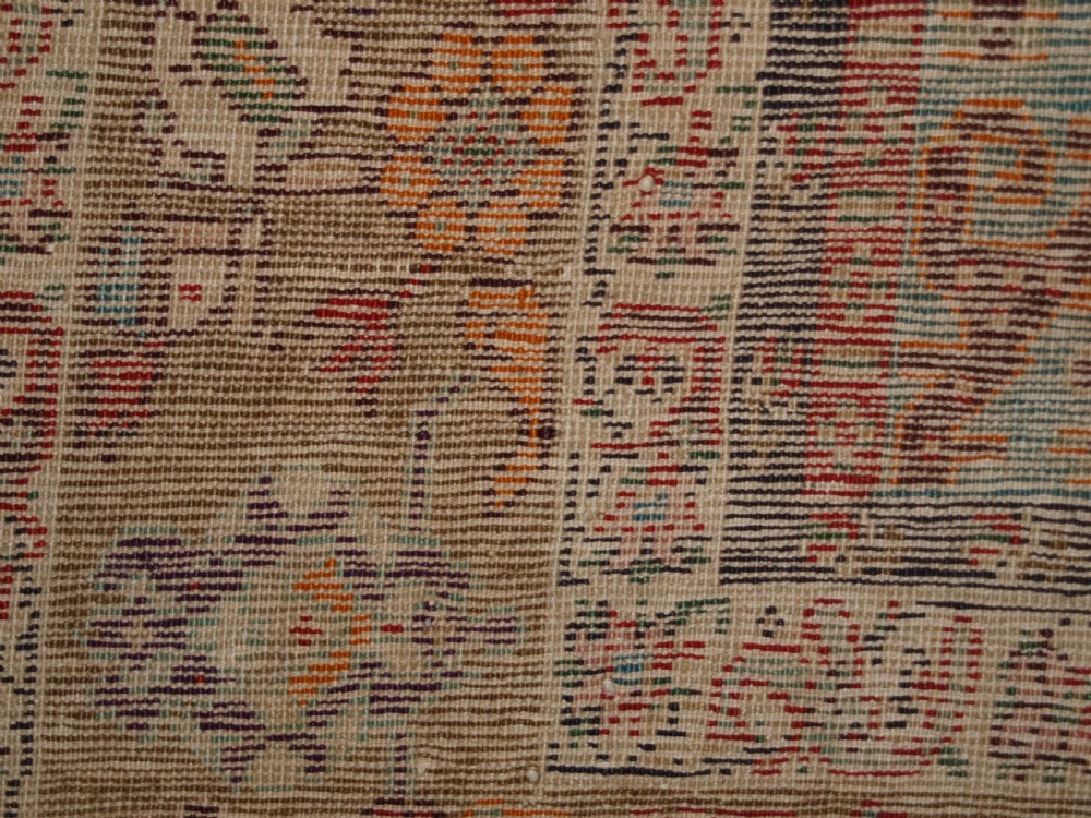ANTIQUE TURKISH SIVAS WORKSHOP RUG OF SHAWL DESIGN, CIRCA 1880. View XI