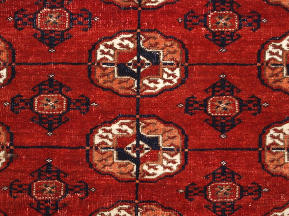ANTIQUE TEKKE TURKMEN RUG, EXCELLENT COLOUR, GOOD FURNISHING RUG, CIRCA 1900. View VII