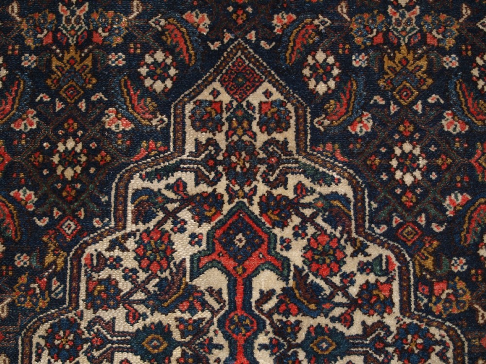 ANTIQUE MALAYER VILLAGE RUG, SOFT RED BORDER, CIRCA 1920. View VII