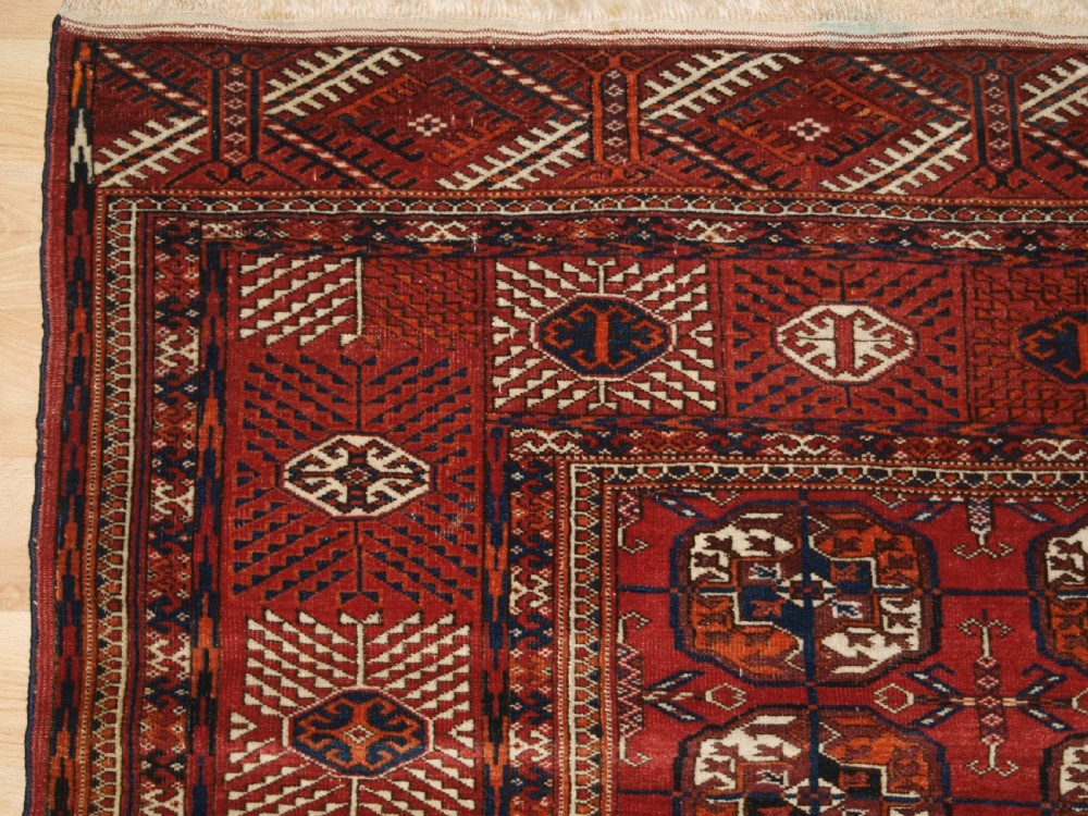 ANTIQUE TEKKE TURKMEN RUG, SUPERB COLOUR, GREAT CONDITION, CIRCA 1900. View VII