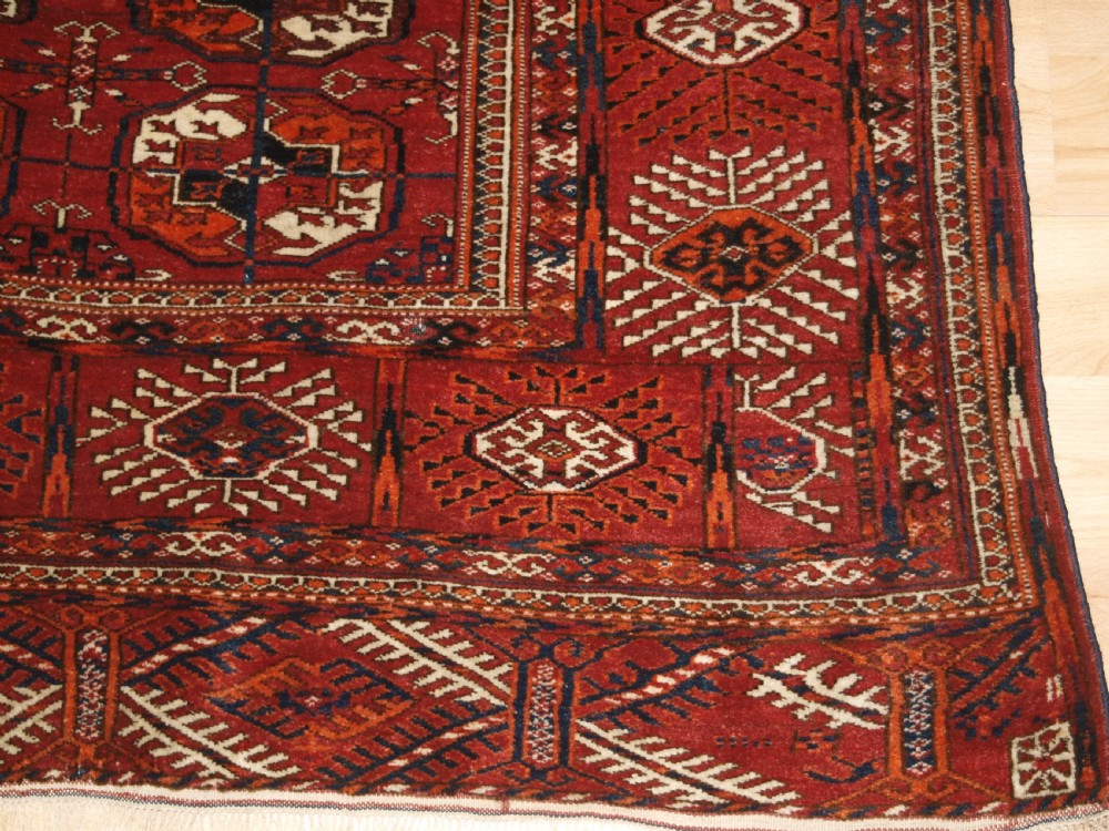 ANTIQUE TEKKE TURKMEN RUG, SUPERB COLOUR, GREAT CONDITION, CIRCA 1900. View VIII