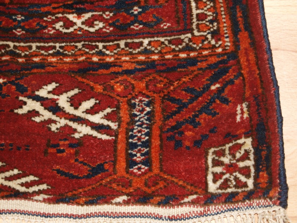 ANTIQUE TEKKE TURKMEN RUG, SUPERB COLOUR, GREAT CONDITION, CIRCA 1900. View IX