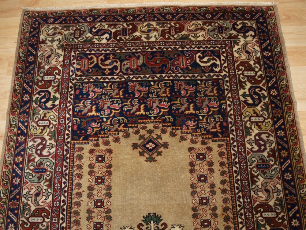 OLD TURKISH KULA RUG OF TRADITIONAL DESIGN, GREAT COLOUR, CIRCA 1920. View III