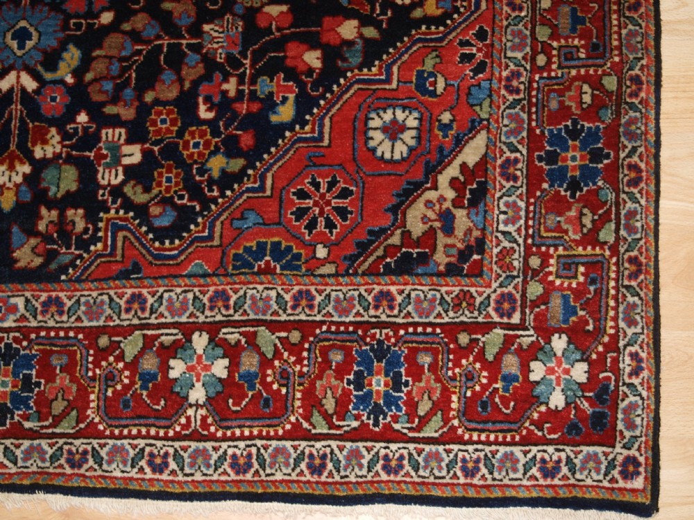 OLD JOZAN VILLAGE RUG, GREAT CONDITION, CIRCA 1920. View X