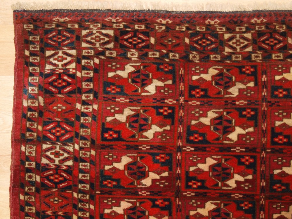 ANTIQUE TEKKE TURKMEN CHUVAL, FINE WEAVE EXCELLENT CONDITION, LATE 19TH CENTURUY. View II