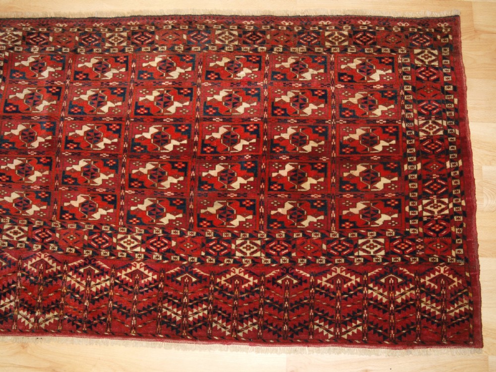 ANTIQUE TEKKE TURKMEN CHUVAL, FINE WEAVE EXCELLENT CONDITION, LATE 19TH CENTURUY. View IV