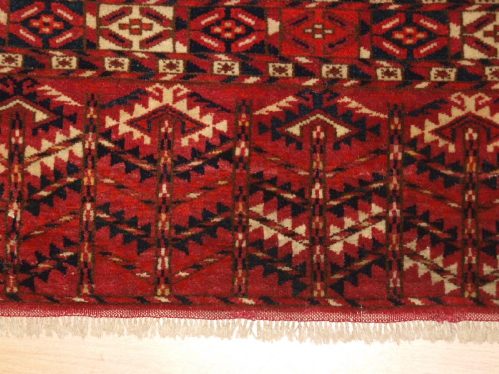 ANTIQUE TEKKE TURKMEN CHUVAL, FINE WEAVE EXCELLENT CONDITION, LATE 19TH CENTURUY. View VII