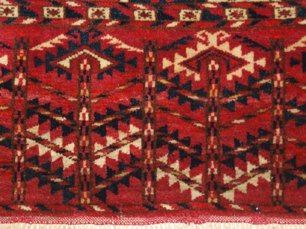 ANTIQUE TEKKE TURKMEN CHUVAL, FINE WEAVE EXCELLENT CONDITION, LATE 19TH CENTURUY. View VIII