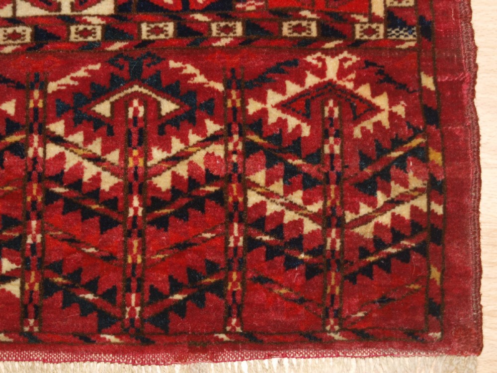 ANTIQUE TEKKE TURKMEN CHUVAL, FINE WEAVE EXCELLENT CONDITION, LATE 19TH CENTURUY. View IX