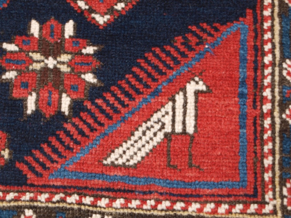 ANTIQUE CAUCASIAN KHILA SHIRVAN RUG, OUTSTANDING COLOUR, CIRCA 1890. View XII
