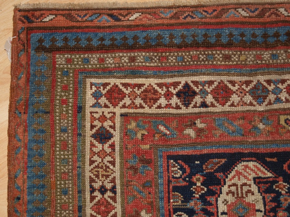 ANTIQUE SOUTH CAUCASIAN KURDISH OR SHAHSAVAN RUNNER, SUPERB DESIGN, CIRCA 1880. View II