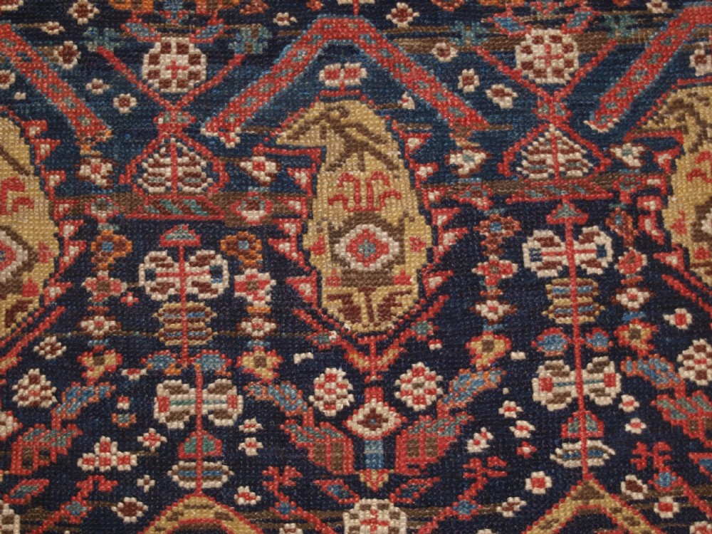 ANTIQUE SOUTH CAUCASIAN KURDISH OR SHAHSAVAN RUNNER, SUPERB DESIGN, CIRCA 1880. View VIII
