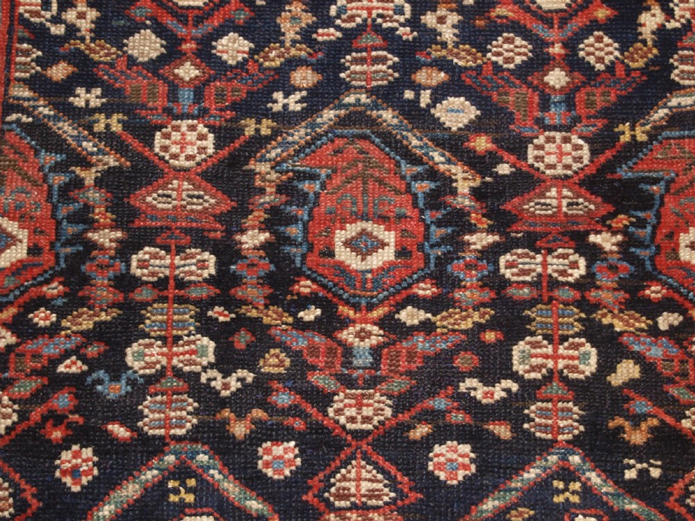 ANTIQUE SOUTH CAUCASIAN KURDISH OR SHAHSAVAN RUNNER, SUPERB DESIGN, CIRCA 1880. View X