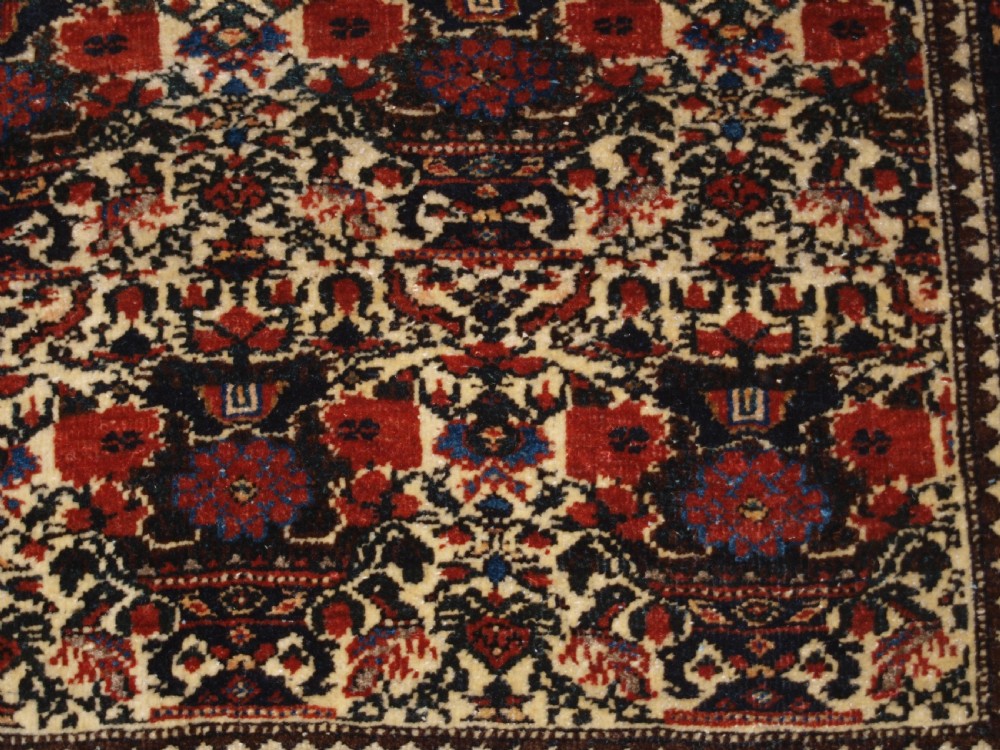 ANTIQUE ABEDEH RUG WITH ZILI SULTAN DESIGN, LARGE RUG SIZE, CIRCA 1900. View X