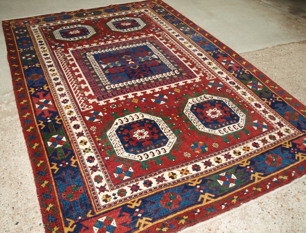 OLD TURKISH BERGAMA CARPET OF HOLBEIN DESIGN, GREAT FURNISHING RUG, CIRCA 1920/30.