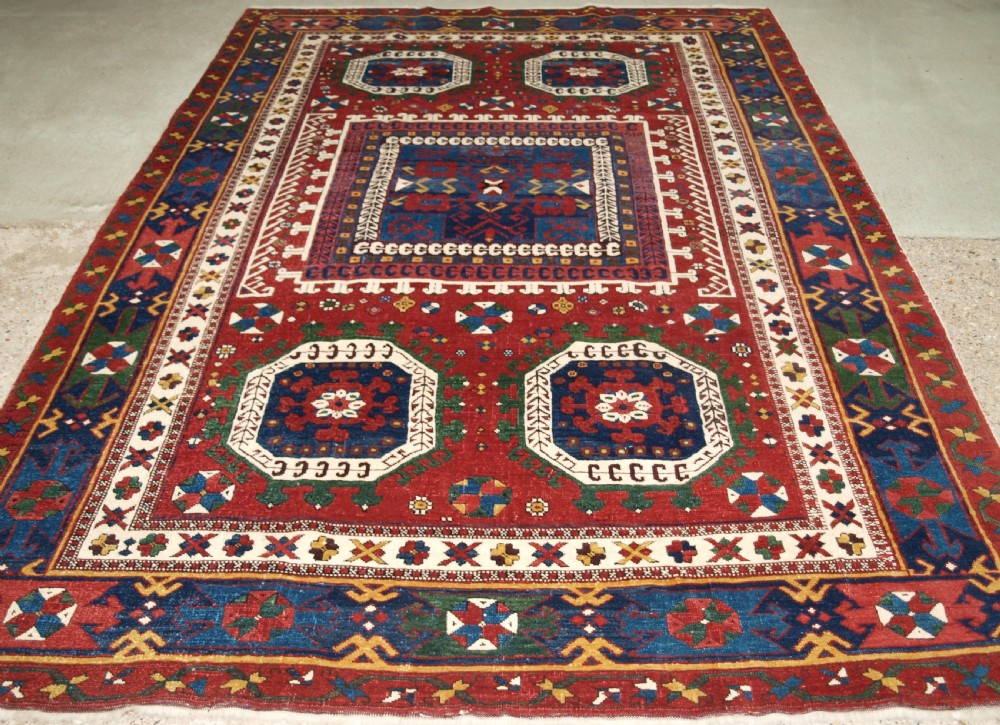 OLD TURKISH BERGAMA CARPET OF HOLBEIN DESIGN, GREAT FURNISHING RUG, CIRCA 1920/30. View II