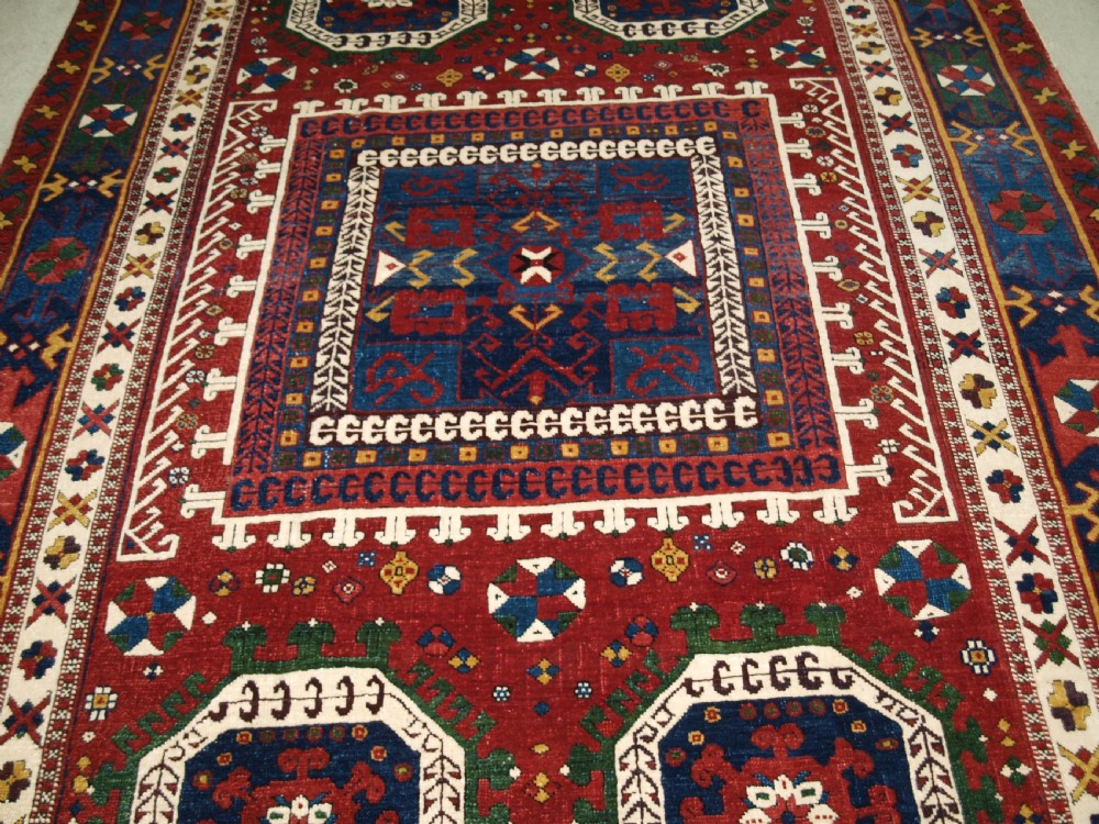 OLD TURKISH BERGAMA CARPET OF HOLBEIN DESIGN, GREAT FURNISHING RUG, CIRCA 1920/30. View V