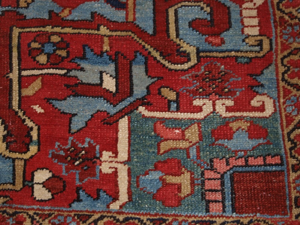 ANTIQUE HERIZ CARPET, EXCELLENT COLOURS, GREAT FURNISHING CARPET, CIRCA 1900. View XIII