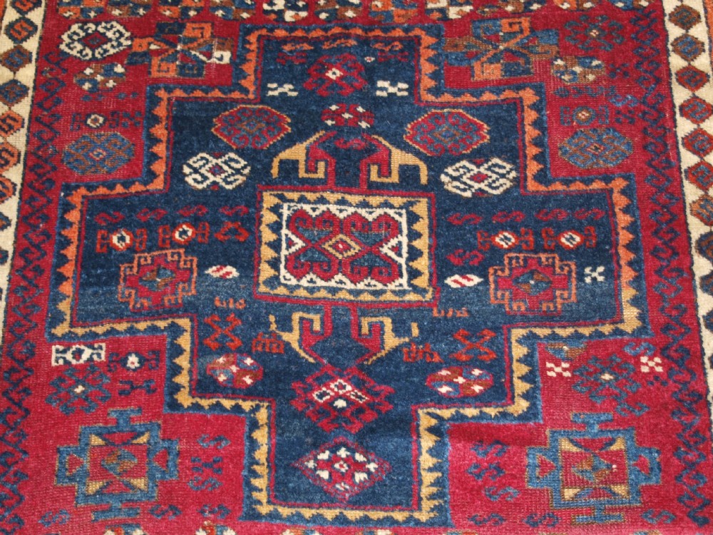 ANTIQUE EAST ANATOLIAN YURUK LONG RUG, BOX MEDALLIONS, CIRCA 1880. View VI